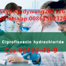 Clorhidrato de ciprofloxacina de alta pureza al 99,6% (CAS: 86483-48-9)